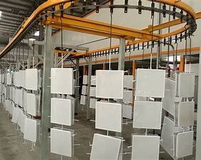 Prezzo buono Disco del freno TS16949 che spruzza il risparmio energetico ricoprente elettrostatico dell'attrezzatura in linea